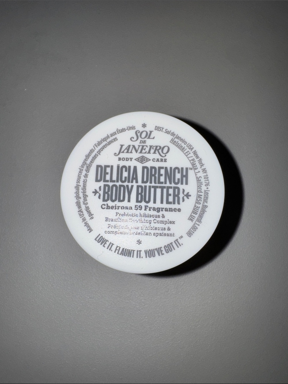 Brand New Sol de Janeiro Delicia Drench Body Butter - White